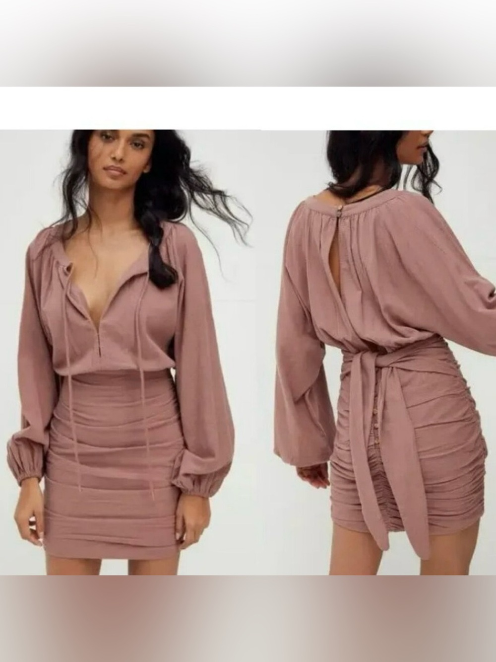 Free People The Only One Mini Dress 100% cotton